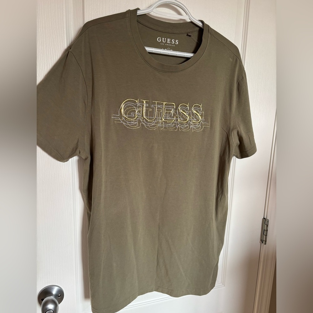 Guess Olive Green Short Sleeve Tee